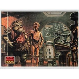 STAR WARS ' GALAXY series 1 ' card # 42 ( 1993 )