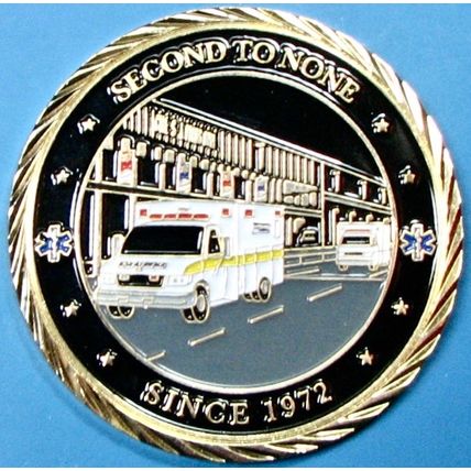 Westchester County, NY Ambulance Corps. Challenge Coin. 2". 38b.