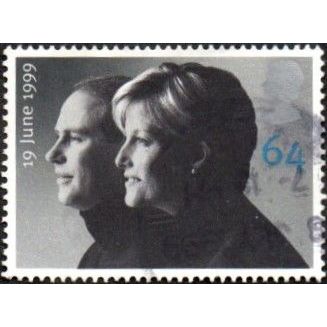 1999 Royal Wedding. 64p Val. Edweard And Sophie. Fine Used