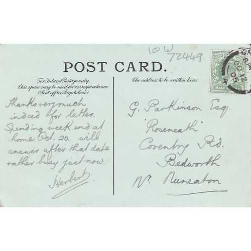 Godshill LL3 the Church & Old Cottage Isle of Wight Postcard (IOW72449)