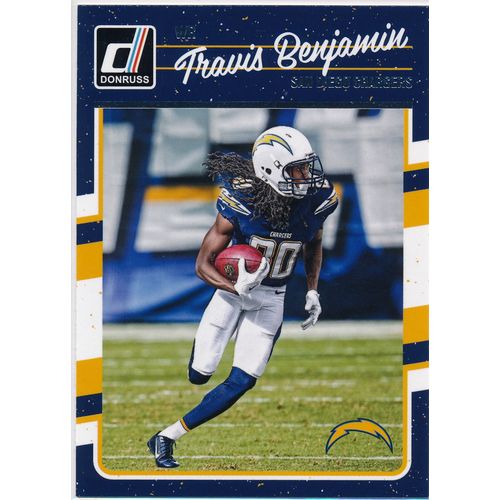 2016 Donruss Football 245 Travis Benjamin San Diego Chargers
