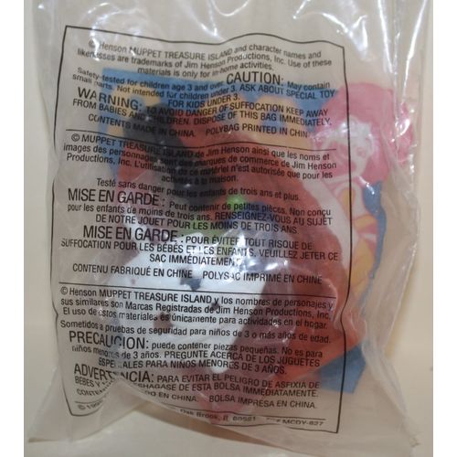 1996 McDonalds Muppet Treasure Island #2 Kermit Mint in Package