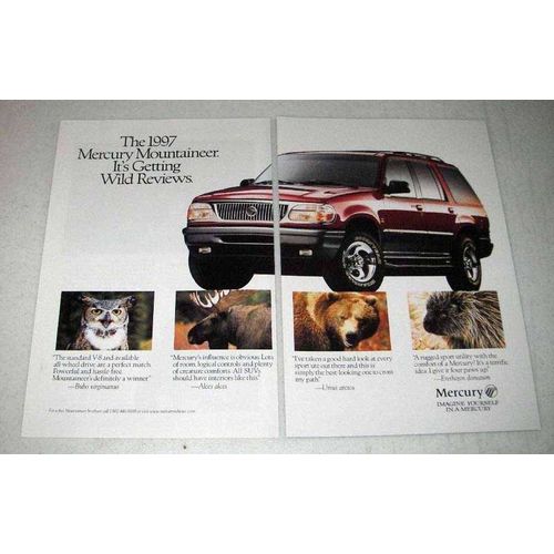 1997 Mercury Mountaineer Ad - Getting Wild Reviews