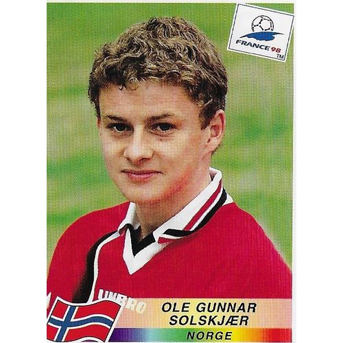 Panini's FIFA World Cup France 1998 Stickers: No.83 - Solskjær