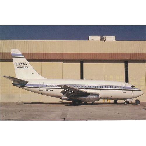 Sierra Pacific Boeing 737 112 Civil Aviation Postcard (A19675)