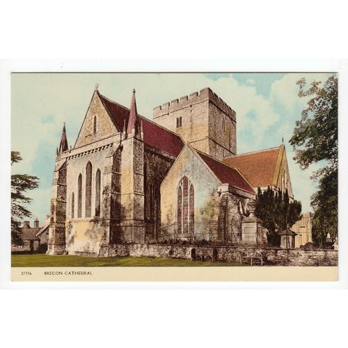 Brecon Cathedral Postcard 27336