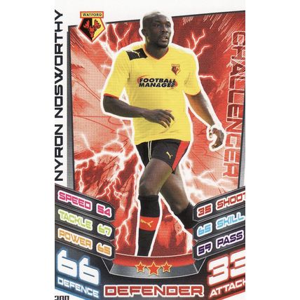 Match Attax Championship 2012/2013 200 Nyron Nosworthy Watford