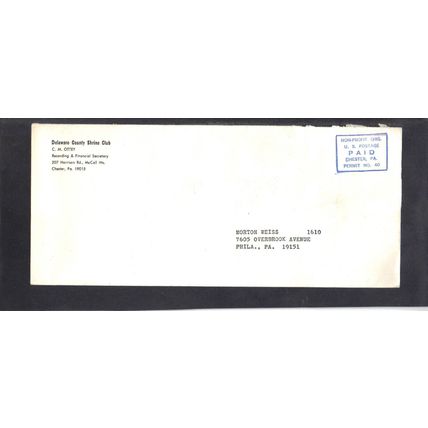 Shriners Cover Permit CV03067