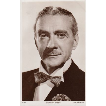 Clifton Webb Vintage Picturegoer Photo Postcard