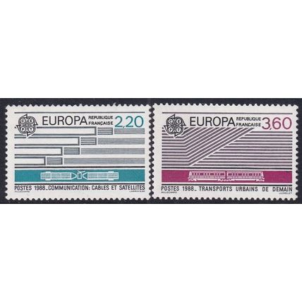 France 1988 SG 2828-9 UMM - Europa/CEPT (G-185 (2))