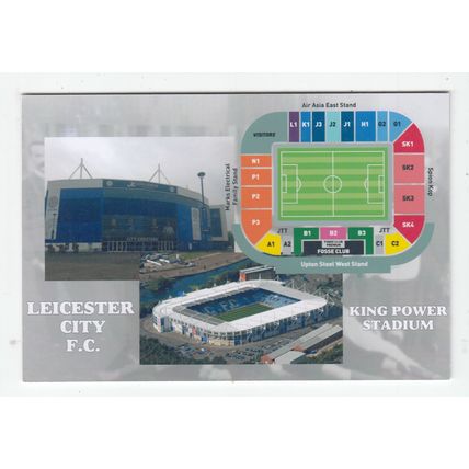 The King Power Stadium Leicester City FC Football Club Postcard