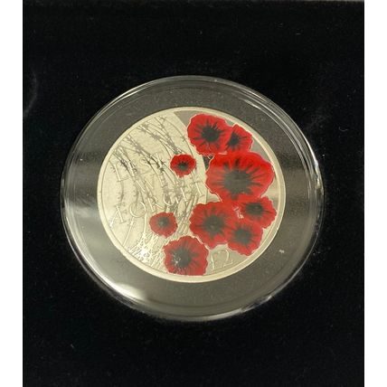 2019 - Alderney Remembrance Day Solid Silver Proof (£5, £2, £1) Coin Collection