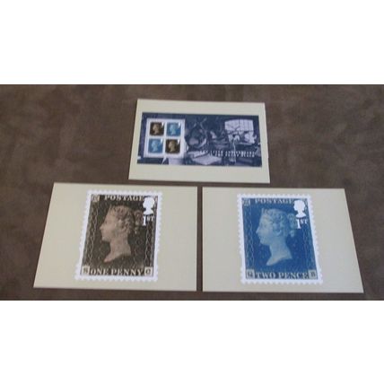2015 GB PHQ FDC Cover Postcards - Penny Black Anniversary