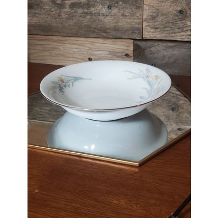 JAM2 Soup Bowl by Jamestown Dinnerware - Pink&Yellow Floral