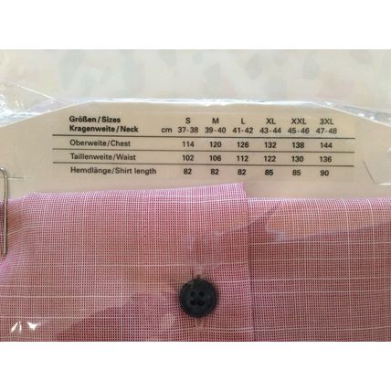 Olymp Luxor Men's S/S Shirt Business / Formal Shirt Pink 38 cm (S) 15"