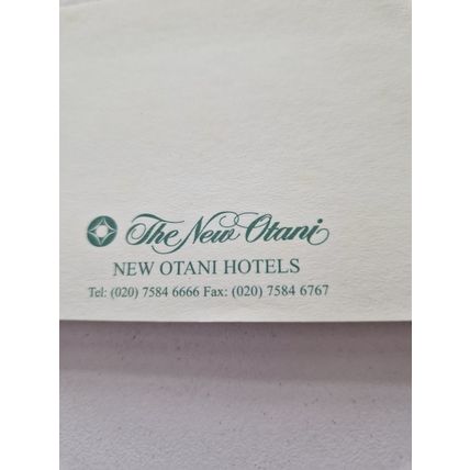 Vintage New Otani Hotels Pad