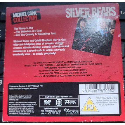 Silver Bears DVD The Daily Mail Promo Michael Caine Full Movie