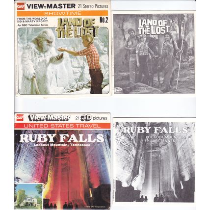 POSTFREE 6 Old Viewmaster Packets And Booklets - NO REELS - Only £4.99 POSTFREE