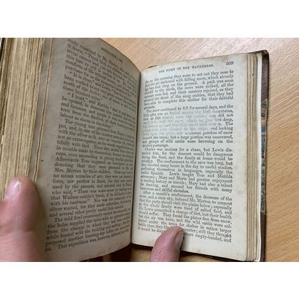RARE* 1865 ANNE BOWMAN "ESPERANZA" FICTION SMALL LEATHER ANTIQUE BOOK (P3)