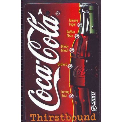 Coca Cola S'pore SMRT Train Card
