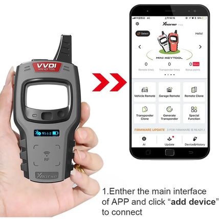 Xhorse VVDI Mini Key Tool Car Key Programme 96bit 48-C Global Version UK stock