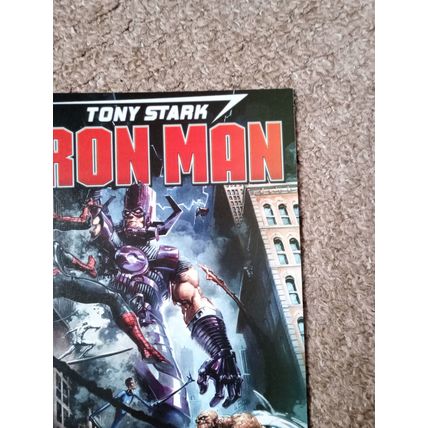 Tony Stark Iron Man # 13 (2018) MARVEL COMICS (NM Condition) Galactus Variant
