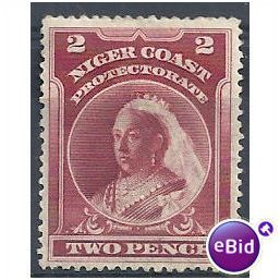 Niger Coast Republic 1894 SG53.2d Lake Mounted Mint.