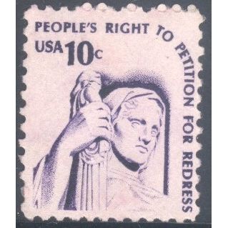 USA 1977 - 10c purple/grey - "Contemplation Of Justice" - Mint no gum