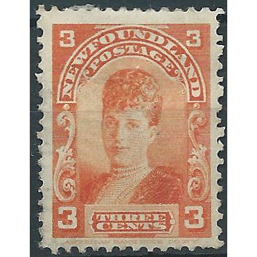 Newfoundland 1898 SG88 3c Orange Mint No Gum . ..