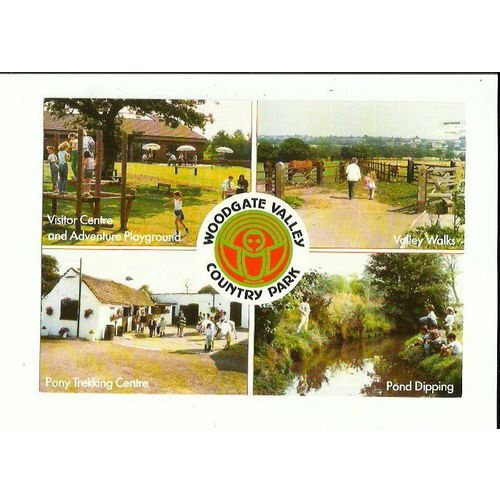 Warwickshire WOODGATE VALLEY COUNTRY PARK Postcard by City of Birmingham