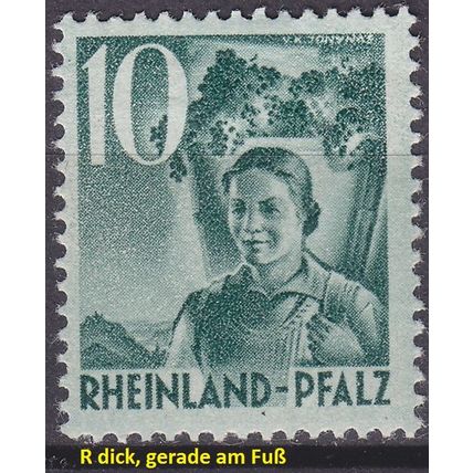 GERMANY Alliiert Franz. Zone [RheinlPfalz] MiNr 0037 y a I ( */mh )