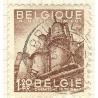 Belgium 1948 - SG1218 - 1f.20c brown - Chemical Industry - used 5