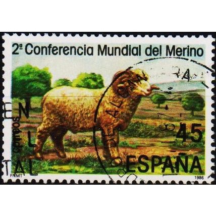 Spain.. 1986 45p S.G.2860 Used