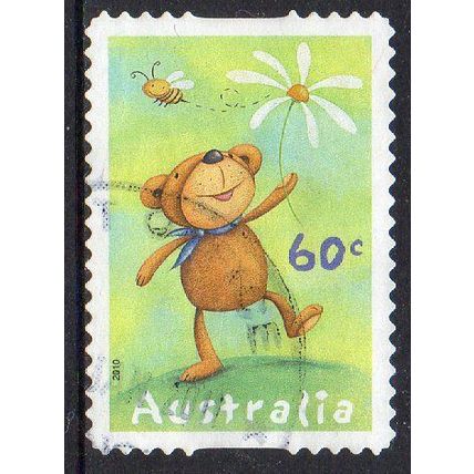 Australia 2010 Special Occasions - Teddy With Daisy 60c s/a Used