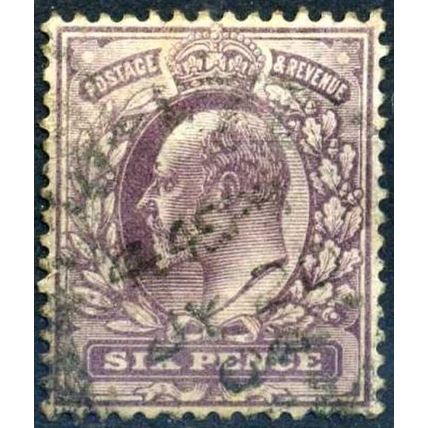 GB 1902 Edward VII 6d purple Used SG245