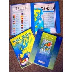 Wall Maps Europe And The World