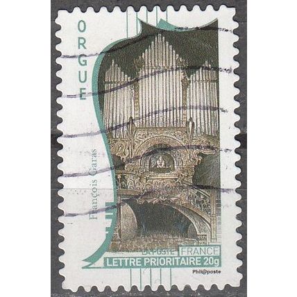 France 2010 Michel 4813 O Cote (2010) 1.10 € François Garas Orgue
