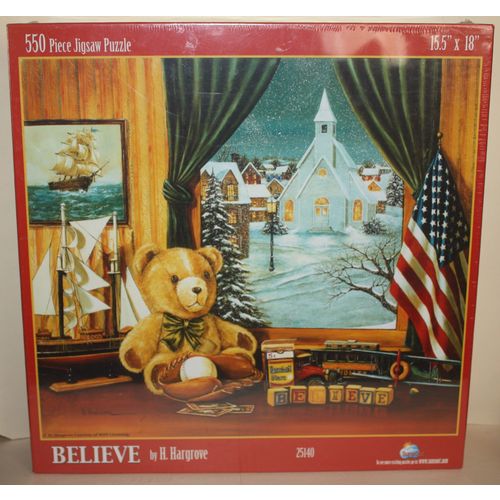 Sunsout Believe by H. Hargrove 550 Piece Puzzle Sealed