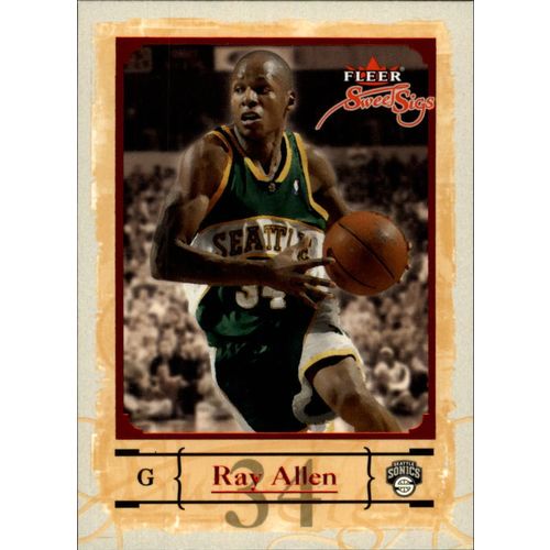 2004-05 Fleer Sweet Sigs Ray Allen