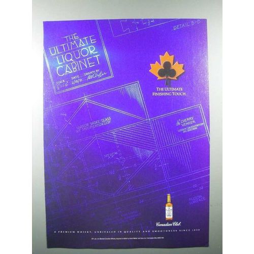 1991 Canadian Club Whisky Ad - Ultimate Liquor Cabinet