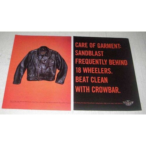 1998 Harley-Davidson MotorClothes Riding Leathers Ad