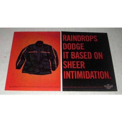 1998 Harley-Davidson MotorClothes Rain Gear Ad