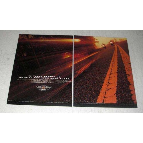 1998 Harley-Davidson Motorcycles Ad - Open Road Ahead