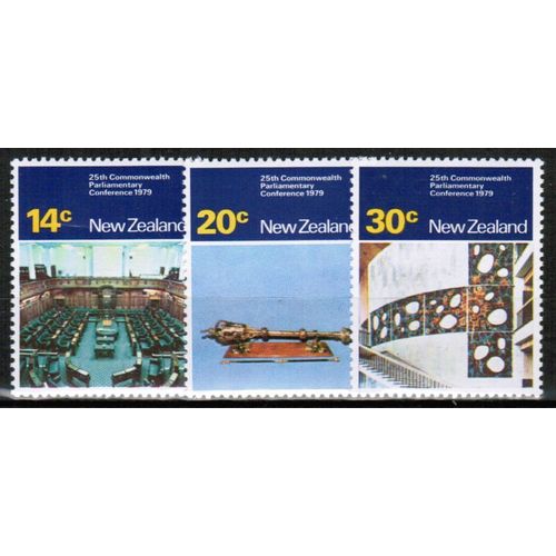 1979 New Zealand - Sc#698-700 - Parliamentary Conference set of 3 - Mint NH