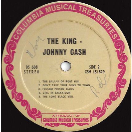 Columbia DS-608 Johnny Cash "The King" & Tammy Wynette "The Queen" - double LP