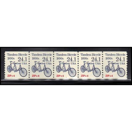 2266 24.1c Tandem Bicycle Very Fine MNH Dry Gum PNC 1/5 X1378