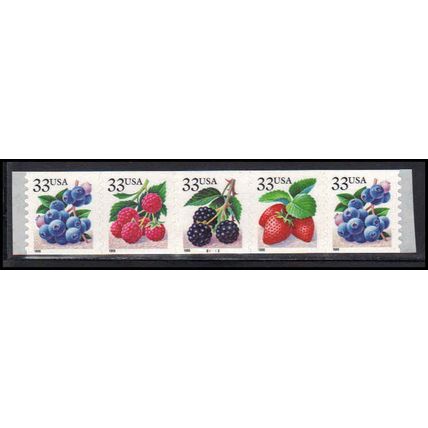 3302-3305 33c Fruit Berries Very Fine MNH PNC B1112/5 PA2129