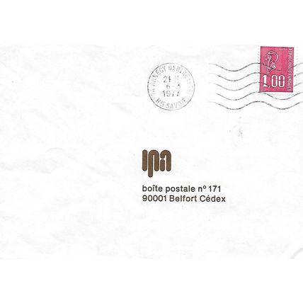 74 Annecy Centre de Tri Hte. Savoie (6th March 1977)