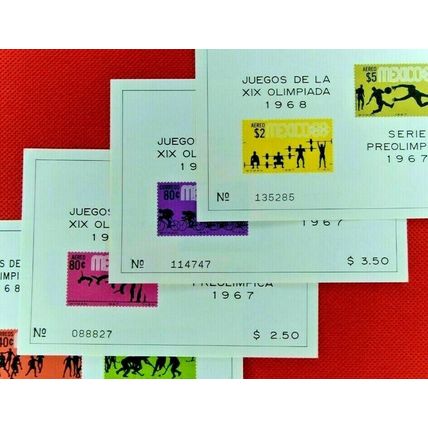 Mexico 983a-85a, C329a-31a MNH OLYMPICS Sports souvenir sheets ZAYIX 0208AM20