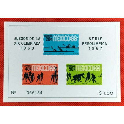 Mexico 983a-85a, C329a-31a MNH OLYMPICS Sports souvenir sheets ZAYIX 0208AM20
